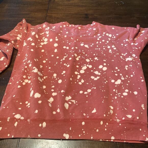 IOne24Rag Distressed Queen of Hearts sweatshirt Ladies Small - Picture 5 of 6